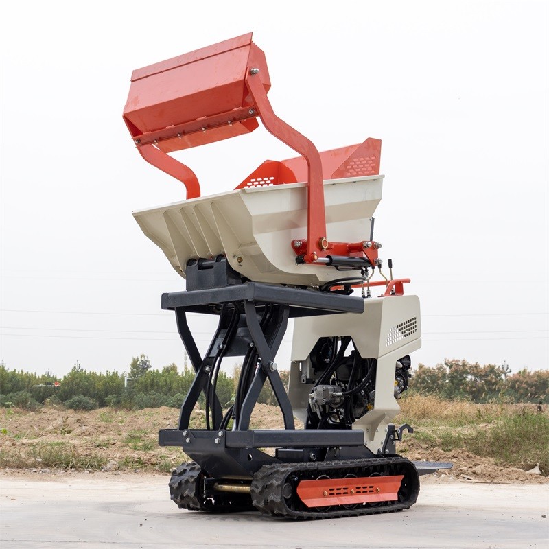 6.5hp / 3600rpm Rated Power Mini Crawler Dumper For Heavy Loads
