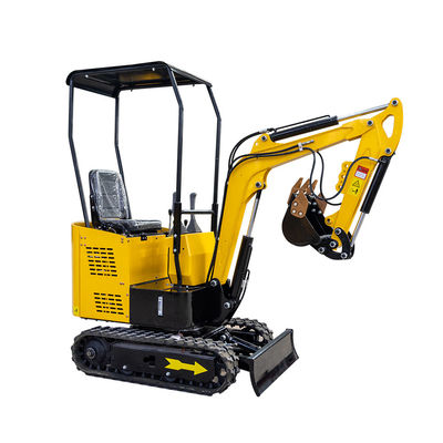 EPA Engine 1200kg Hightop Mini Excavator Machine Three Cylinders Water Cooled