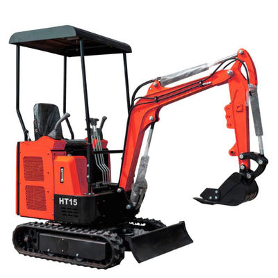 1500kg Efficient Mini Crawler Excavator Rotary Speed 11rmp 0.04m3 Bucket Capacity