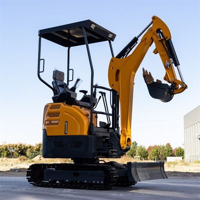 Ht22 Efficient Mini Hydraulic Excavator 28ml/R Displacement 2.2/4.3km/H Traveling Speed