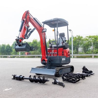 12RPM Swing Speed 1800kg Mini Hydraulic Excavator with Retractable Track for Efficient Digging