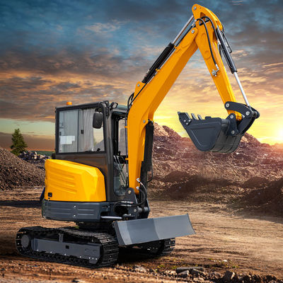 Small Hydraulic Excavator Dozer Shovel And Hydraulic Quick Change For Easy Operation