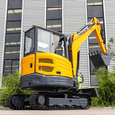 Load Sensitive System Compact Crawler Excavator With Hydraulic Foot Control