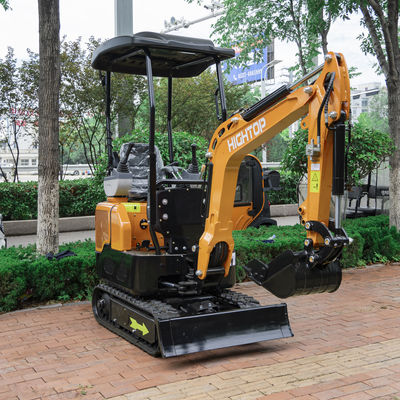 HT12G Mini Excavator with Kubota Z482 Engine 930mm Width and 820mm Tail Turning Radius