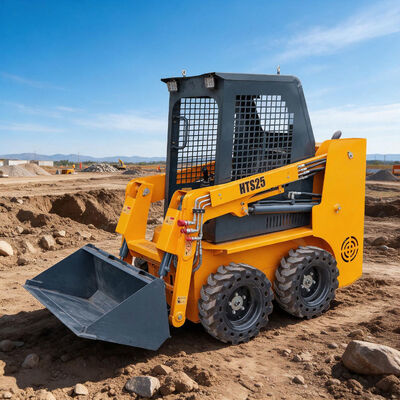 HTS25 Skid Steer Loader with 18.5 Kw Rated Power Zero Turning Radius