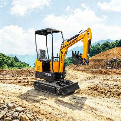 HT10B 1-ton Mini Excavator with 2225mm Transport Length and CE Certification
